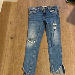 Zara Basic Blue Denim Jeans
